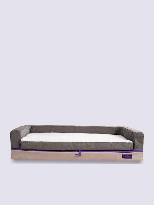 Ανατομικό Κρεβάτι Κατοικίδιων PetBed Memory Foam - Medium Grey Shades Χωρίς Freeze Technology
