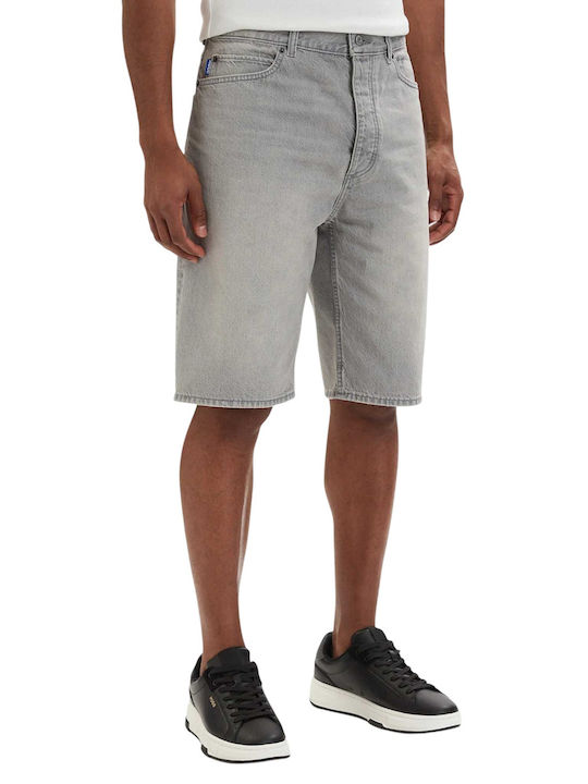 Skate Pantaloni Scurți Bărbați Denim Gri