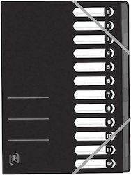 Dosar De Carton Oxford Cu 12 Separatoare Index Elastic La Colțuri Dosar Cu Capac Oxford Negru Dosar De Carton Oxford Cu 12 Separatoare Index Elastic La Colțuri Dosar Cu Capac Oxford Negru