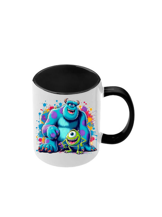 Κούπα Monsters Μαύρη Λαβή Εσωτερικό