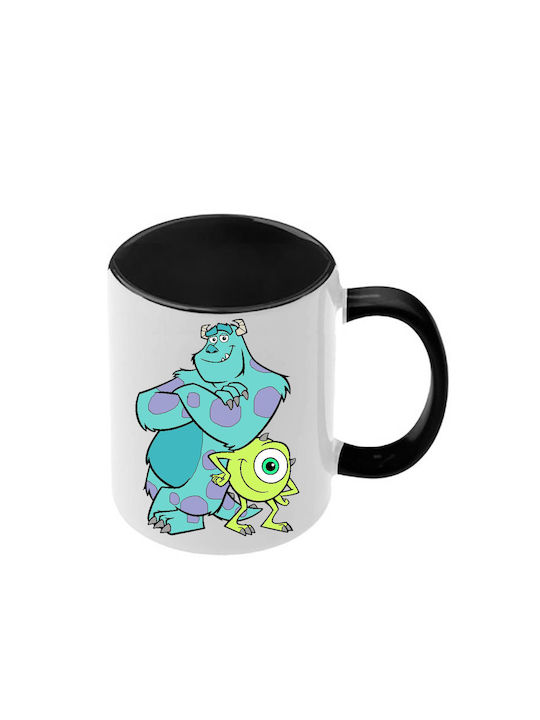 Κούπα Monsters Μαύρη Λαβή Εσωτερικό