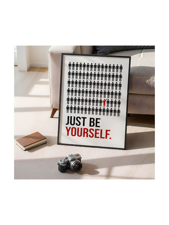 Quote Poster Just Be Yourself Pq185 21cm X 30cm...