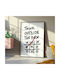 Quote Poster Think Outside Box Pq188 21cm X 30cm Κορνίζα Φυσικό Ξύλου Μπεζ