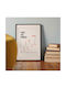 Quote Poster Trust Process Pq180 50cm X 70cm Black Wooden Frame