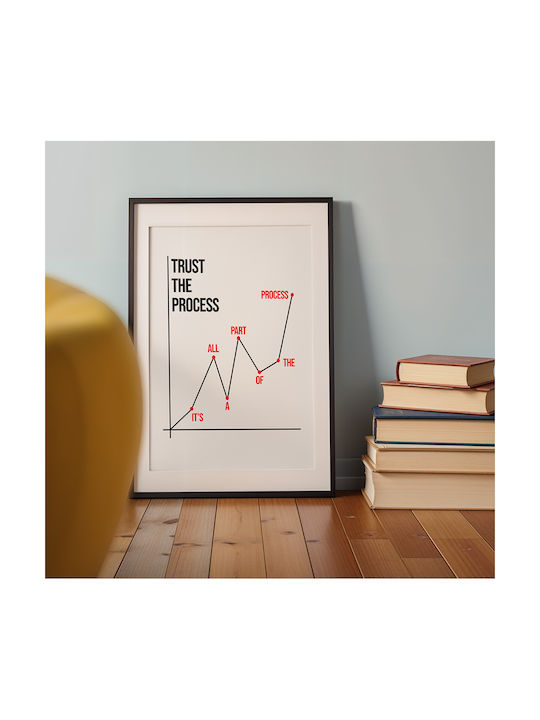 Quote Poster Trust Process Pq180 21cm X 30cm Λε...