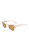 Liu Jo Women Sunglasses with White Frame and Brown Lens