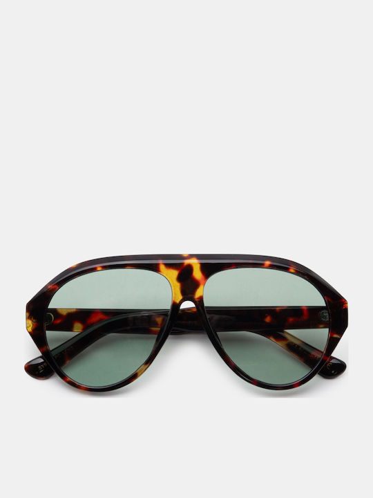 Luigi Unisex Sunglasses with Green Frame and Green Lens 4870731