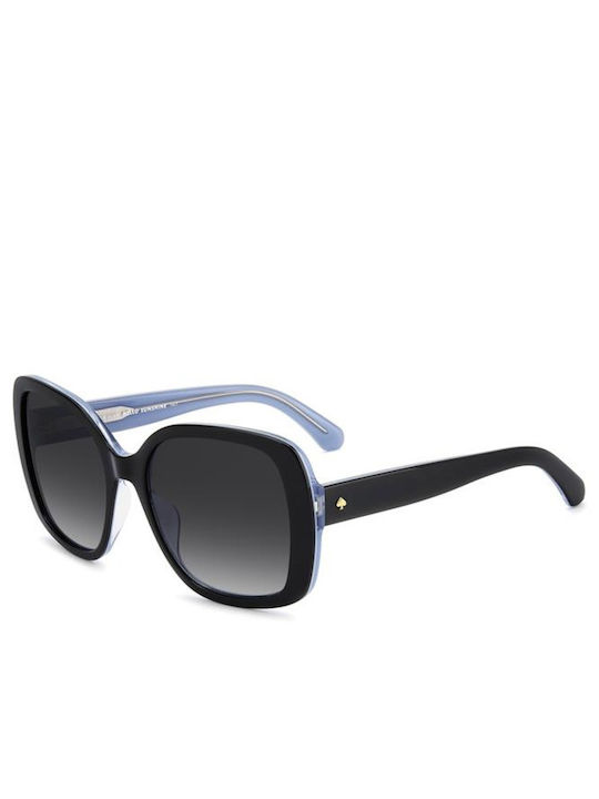 Kate Spade Ochelari De Soare Unisex Cu Ramă Neagră Din Plastic Și Lentile Degrade Negre KS-WENONA-2/G/S-D51