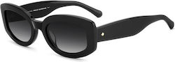 Kate Spade Ochelari De Soare Unisex Cu Ramă Neagră Din Plastic Și Lentile Degrade Negre KS-AILEY-2/G/S-807