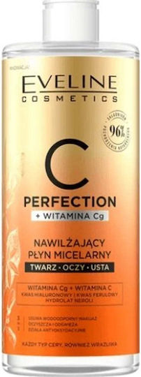 Eveline C Perfection Micellar Water Facial Cleanser with Moisturizing and Oil Control Action 500ml