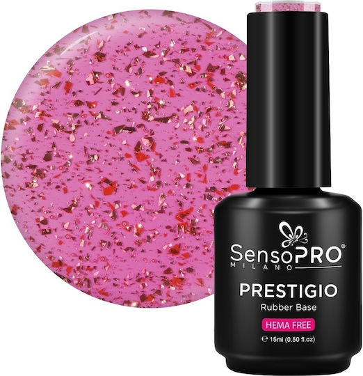SensoPro Glossy Βερνίκι Νυχιών Μακράς Διαρκείας Quick Dry Blush Luxe 15ml