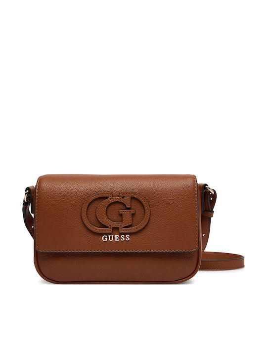 Guess Convertible Women's Shoulder Bag Brown