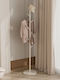 Cuiere Pom Metalic Alb x29x170cm