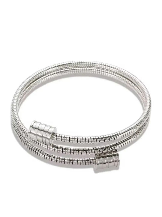 Bode Damentaschenarmband Handschellen aus Edelstahl