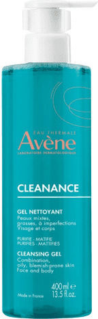 Eau Thermale Avène Cleanance Gel Καθαρισμού Προσώπου 400ml