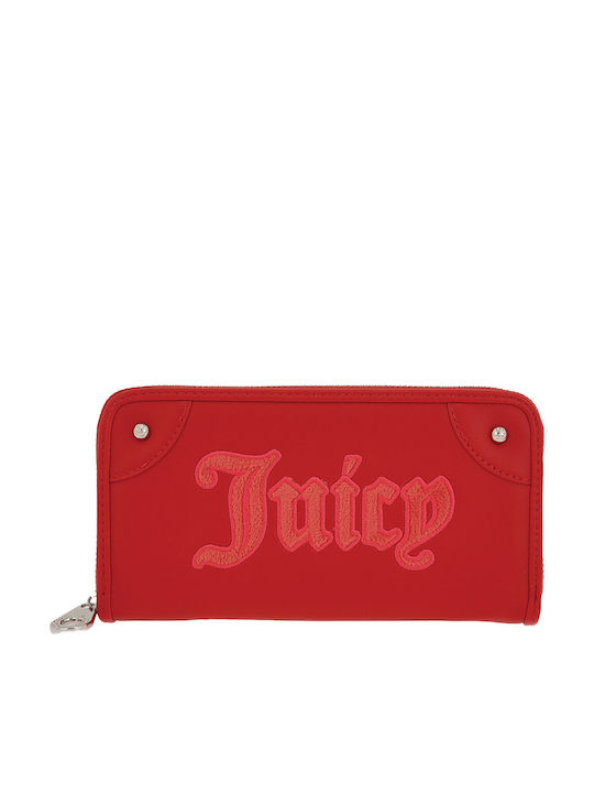 Juicy Couture Μεγάλο Γυναικείο Πορτοφόλι Κόκκινο