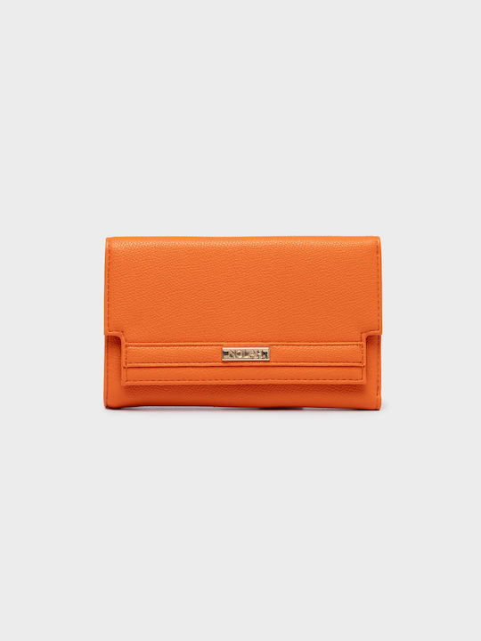 Large Women's Orange Wallet