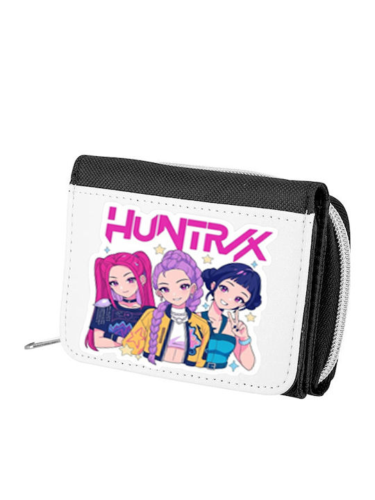 Photoretous Huntrix Παιδικό Πορτοφόλι με Φερμουάρ Μαύρο