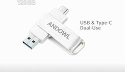 Andowl 128GB USB 3.0