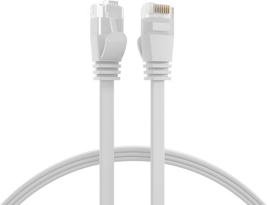EFB U/UTP Cat.6a (Gigabit) Καλώδιο Δικτύου Ethernet 1.5m Λευκό
