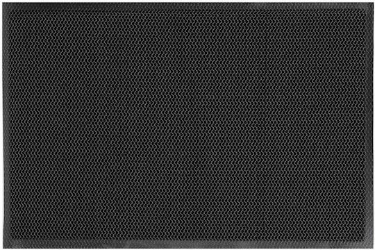 Sersimo Fußmatte Schwarz 90x60cm Schwarze