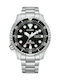 Citizen Dive Мъжки Часовник 44mm Джобен Хронограф Автоматичен Сребрист