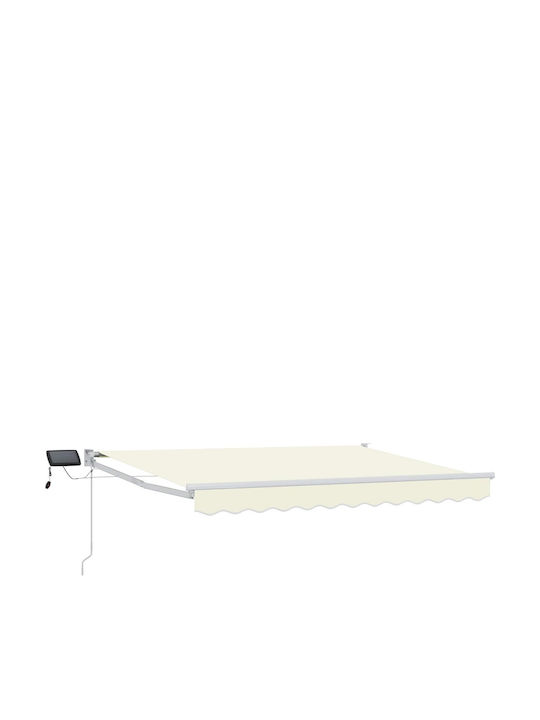 vidaXL Terrasse Zelt mit LEDs Beiges 3.5x2.5m