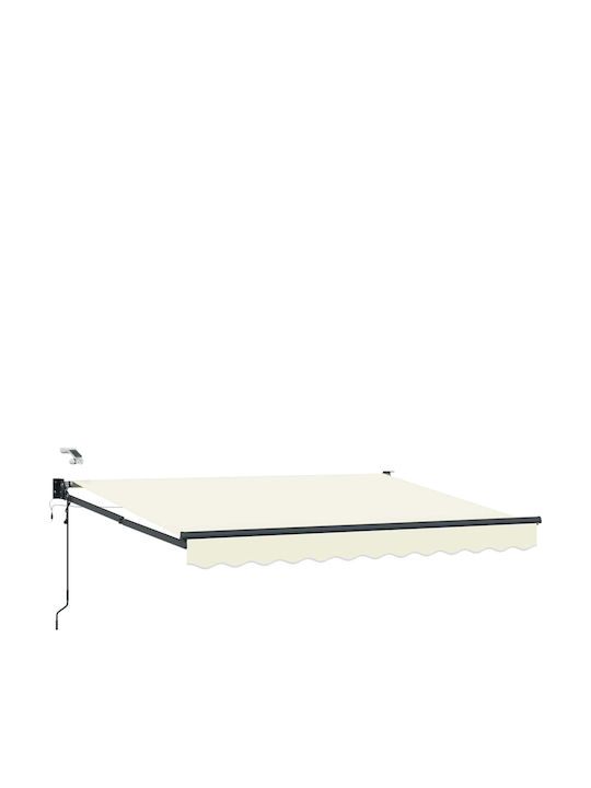 vidaXL Terrasse Zelt mit LEDs Beiges 3.5x2.5m