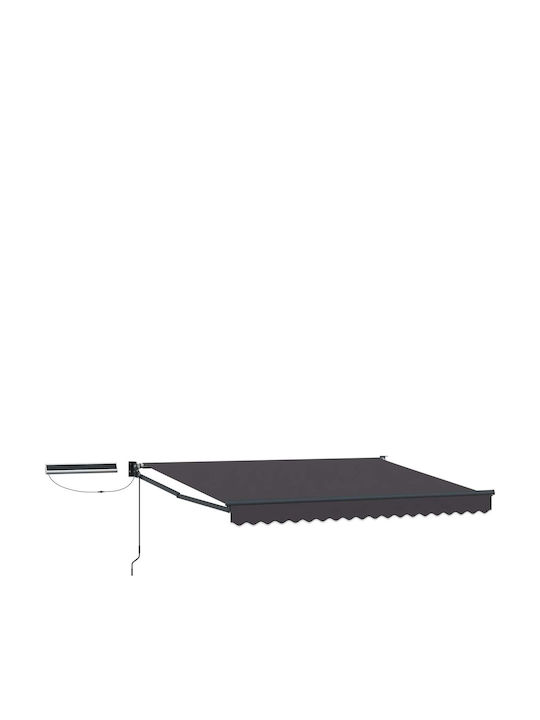 vidaXL Markise Für Terrasse Grau 2,5x2m