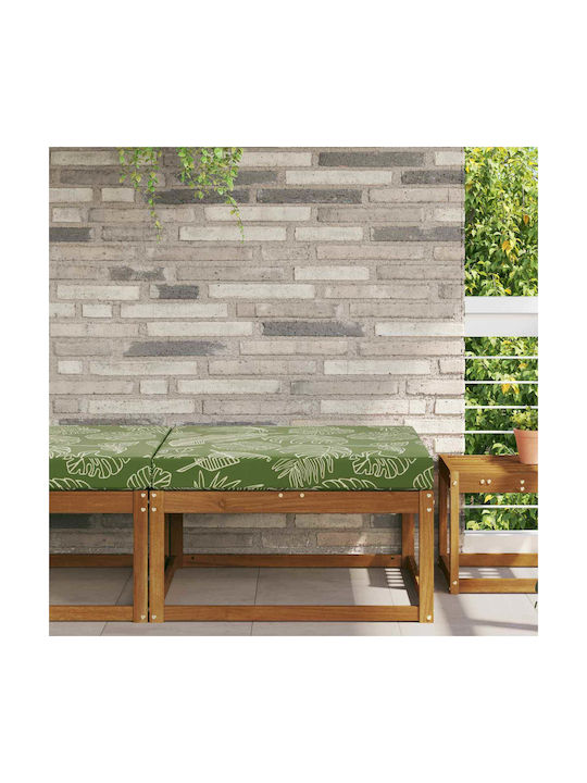 vidaXL Gartenstuhlkissen Blatt 80x80cm