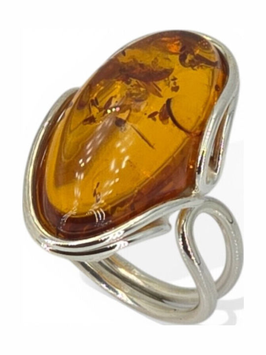 Women's Ring with Stones Silver