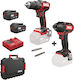 Skil D00510 Impact Drill Driver & Impact Screwdriver Set with 2 Batteries 4Ah and Case