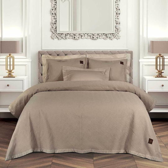 Greenwich Polo Club Essential Cuvertură Super King Taupe 240x250cm