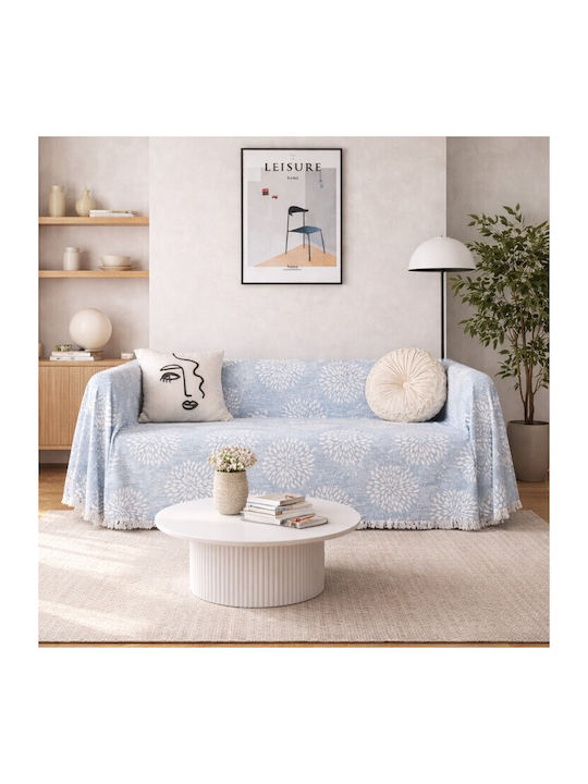 ForHome Комплект Покривки 3 Бр Светлосини