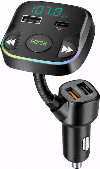 Poly FM Transmitter Αυτοκινήτου με Bluetooth / USB / MicroSD