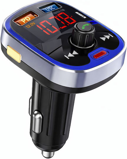 Poly FM Transmitter Αυτοκινήτου με Bluetooth / USB