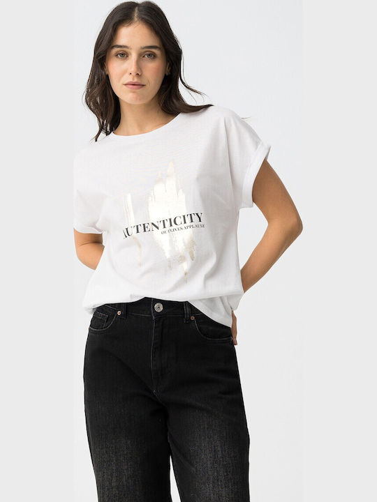 Γυναικείο T-shirt Λευκο