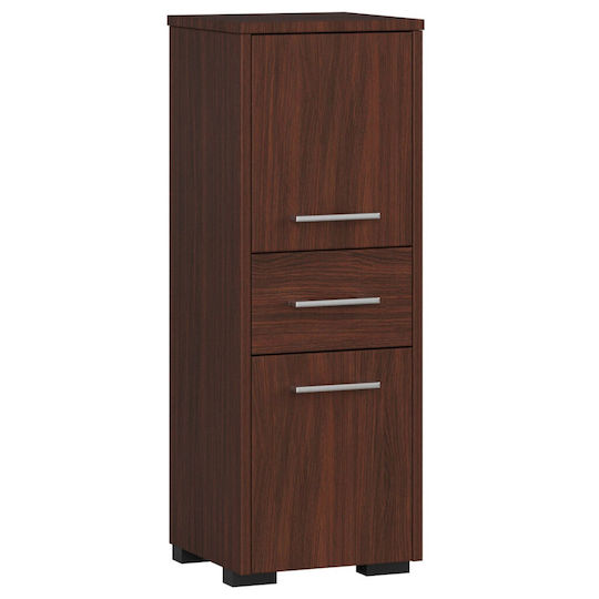 Akord Furniture Factory Στήλη Μπάνιου Δαπέδου 30x30x85cm Wenge
