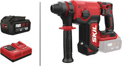 Skil D00471 Schlagbohrhammer mit 1 Batterie 4Ah
