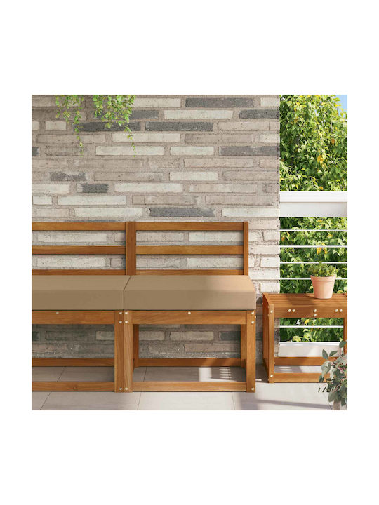 vidaXL Μαξιλάρι Καναπέ Κήπου Taupe 60x60εκ.