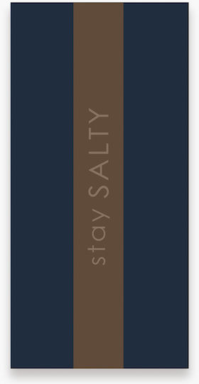 Nef-Nef Homeware Stay Salty Βαμβακερή Μπλε 160x80εκ.