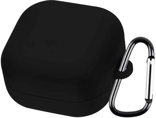 Silicone Case With Hook In Black Colour For Galaxy Buds4 / 4 Pro