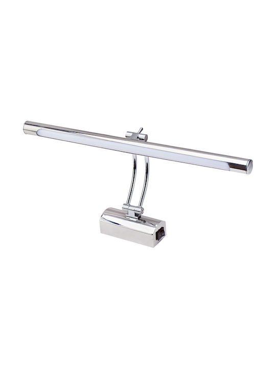 Horoz Electric Wandleuchte mit Integrierte LED und Natürliches Weiß Licht Silber