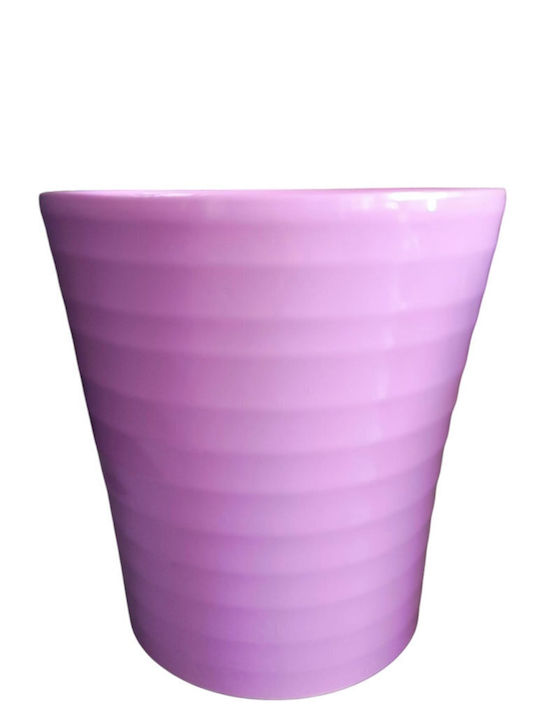 Pink Clay Plant Pot H 14 Cm W 13 Cm