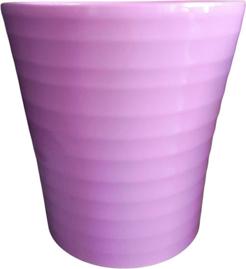 Pink Clay Plant Pot H 14 Cm W 13 Cm