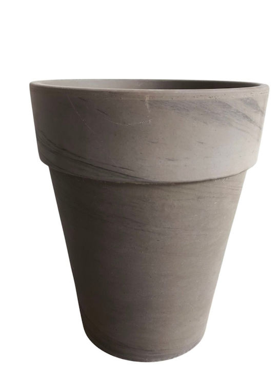 Vază Pentru Plante Din Lut Gri Î 32cm L 25cm