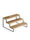 Metaltex Wooden Tiered Appetizer Stand