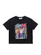 Kinderoberteile T-Shirt Schwarz