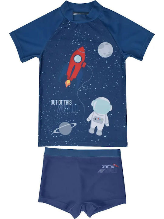Tres Chic Kinder Badebekleidung Set Blau