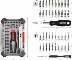 Bosch Șurubelniță Cu 42 Vârfuri Interșanjabile Bosch Șurubelniță Cu 42 Vârfuri Interșanjabile
